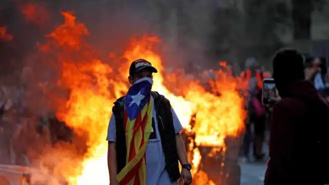 Galería: violencia en Barcelona a plena luz del día