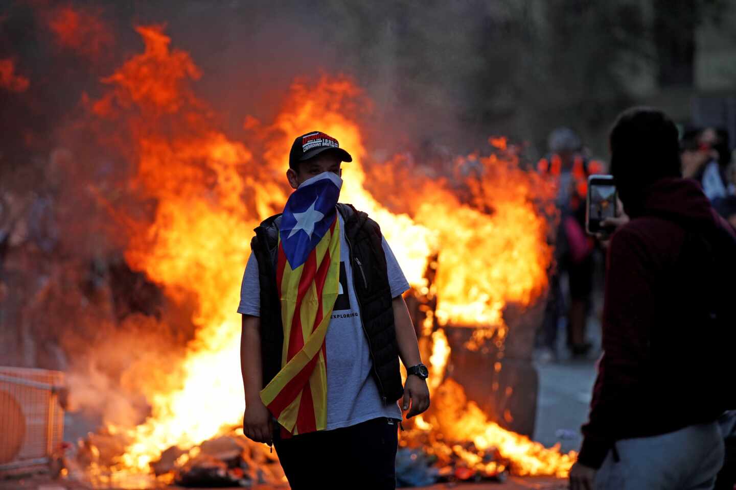 Galería: violencia en Barcelona a plena luz del día