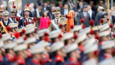 El desfile del 12 de octubre, en imágenes