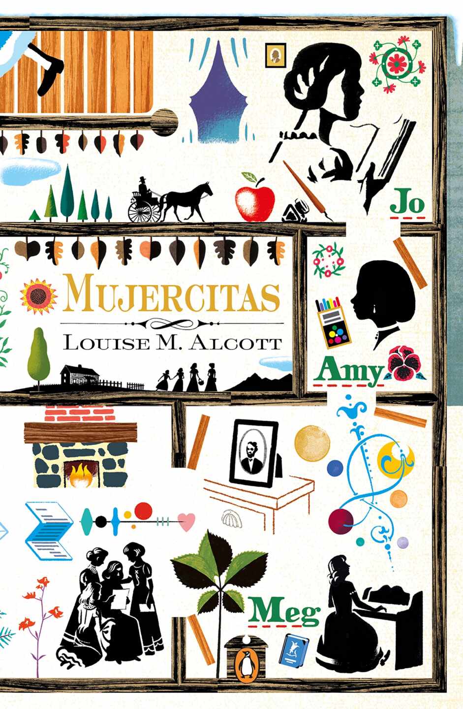 Portada del libro "Mujercitas" de Louise M. Alcott