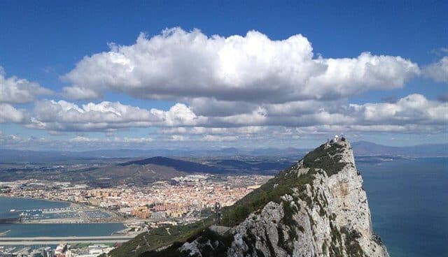 Vista del peñón de Gibraltar, en una imagen de archivo