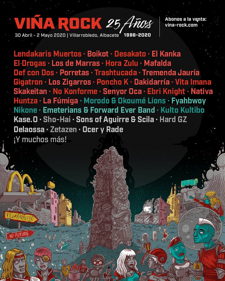 Confirmaciones Viña Rock 2019