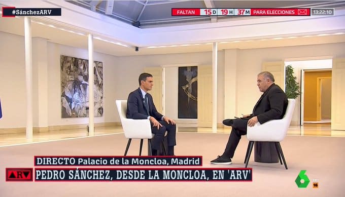 Ni prime time ni TVE: Pedro Sánchez escoge a Ferreras para su primera entrevista tras la crisis