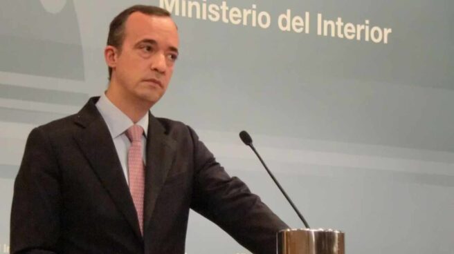 Francisco Martínez, en una comparecencia durante su etapa como secretario de Estado de Seguridad.