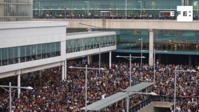 Un pasajero francés murió de un infarto tras caminar 4 kilómetros para llegar a El Prat el día de las protestas