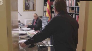 La teatralizada reacción de Torra a la negativa de Sánchez a responder a su llamada: "Quins collons"