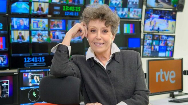 RMM Rosa María Mateo, administradora provisional de RTVE, en las instalaciones de la cadena pública.