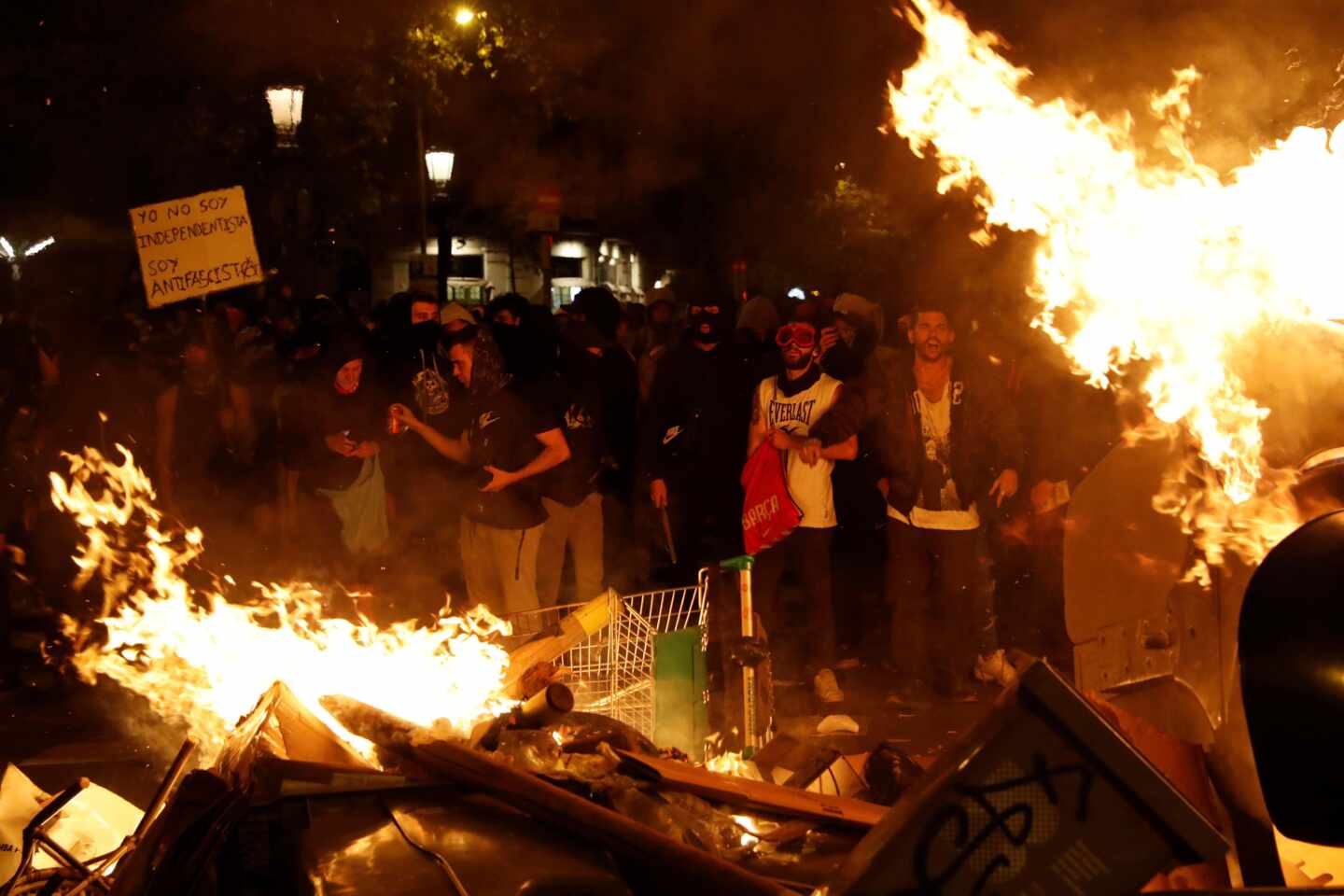 La violencia en Cataluña deja 18 personas en prisión y 70 a disposición judicial