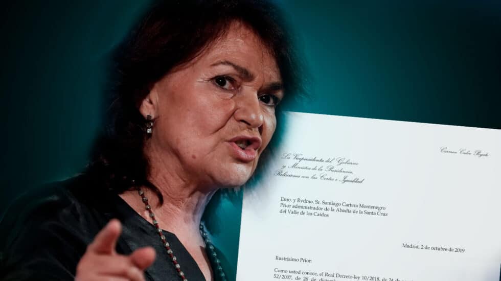 La vicepresidenta del Gobierno en funciones, Carmen Calvo.