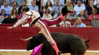 Terrible cornada al banderillero Mariano de la Viña en Zaragoza