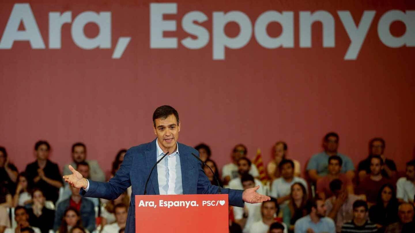 Sánchez carga contra todos y acusa a Errejón de presentarse con la CUP