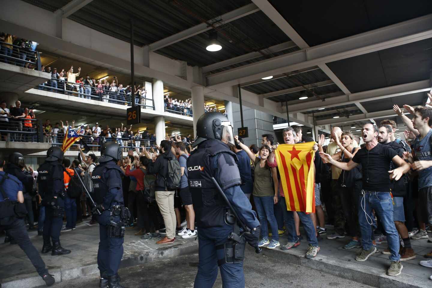 El Gobierno cifra en 7,3 millones los daños de los disturbios en Cataluña en transporte e infraestructuras
