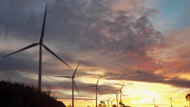 eolica ep Un parque de energía eólica.