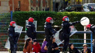 19 detenidos en una marcha de Ernai de apoyo al 'procés': "¡'Zipayo', escucha, pim, pam, pum!"