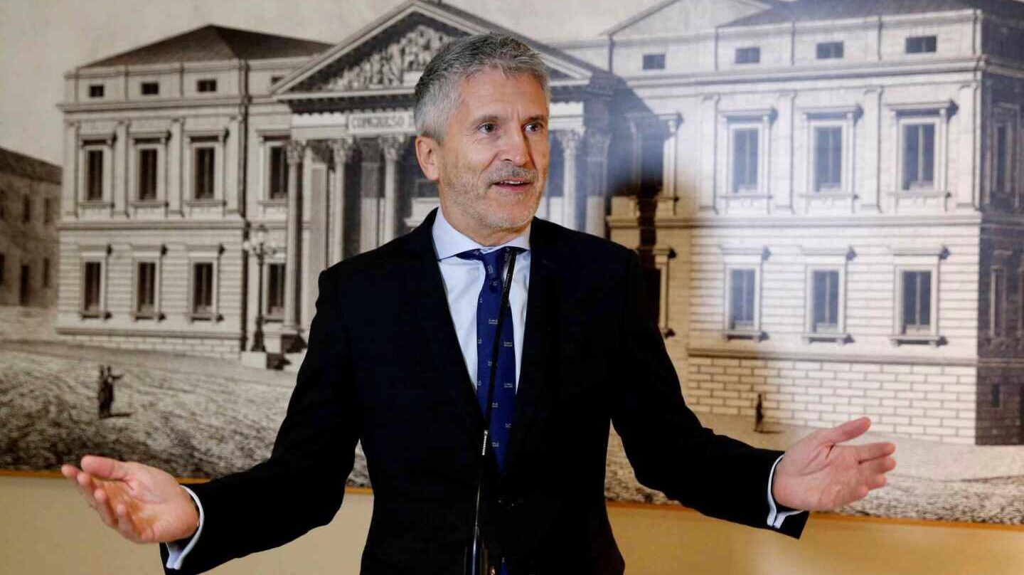 Fernando Grande-Marlaska, en el Congreso de los Diputados.