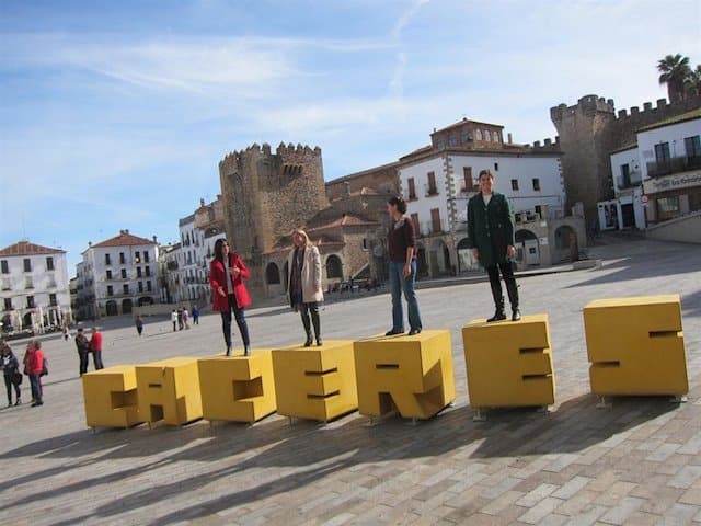 Plaza de Santiago de Cáceres