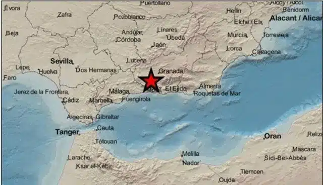 Registrado un seísmo de magnitud 2,9 con epicentro en Agrón (Granada)