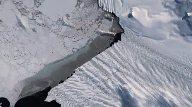 Nuevas grietas kilométricas en una arteria de hielo de la Antártida