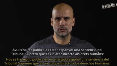 Guardiola da la cara como 'portavoz oficial' de los radicales: "Es un ataque directo a los derechos humanos"