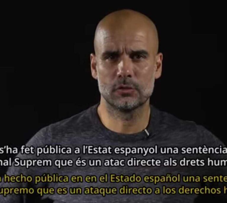 Guardiola da la cara como 'portavoz oficial' de los radicales: "Es un ataque directo a los derechos humanos"