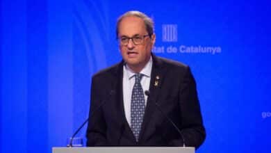 Torra desprecia a un periodista que le recuerda que la mitad de Cataluña no quiere la independencia