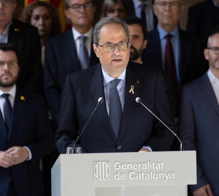 Torra, condenado a año y medio de inhabilitación por un delito de desobediencia