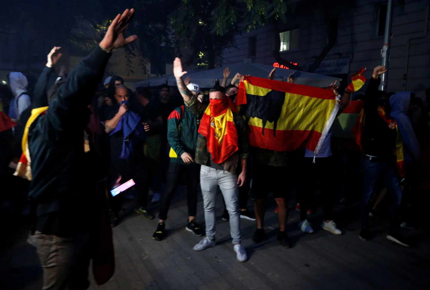Choque entre ultras de extrema derecha y CDR en Barcelona