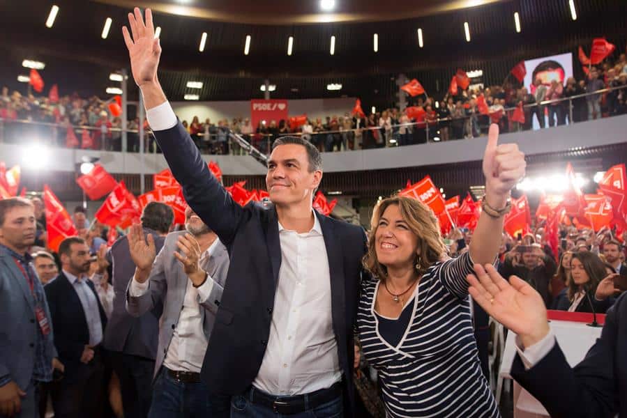 Sánchez pone en el punto de mira a Susana Díaz, Gabilondo y Gonzalo Caballero