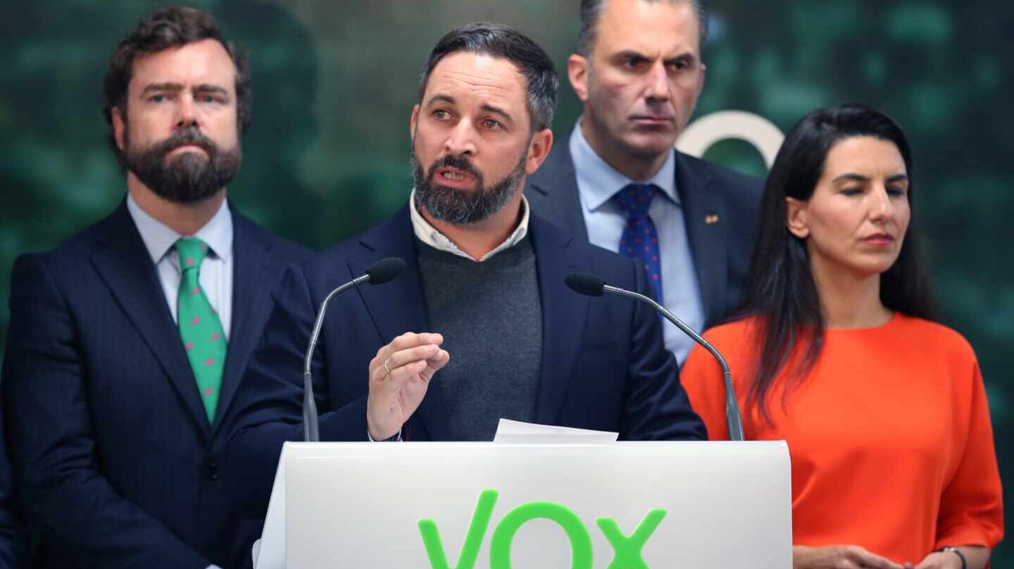 Abascal durante su comparecencia de este lunes