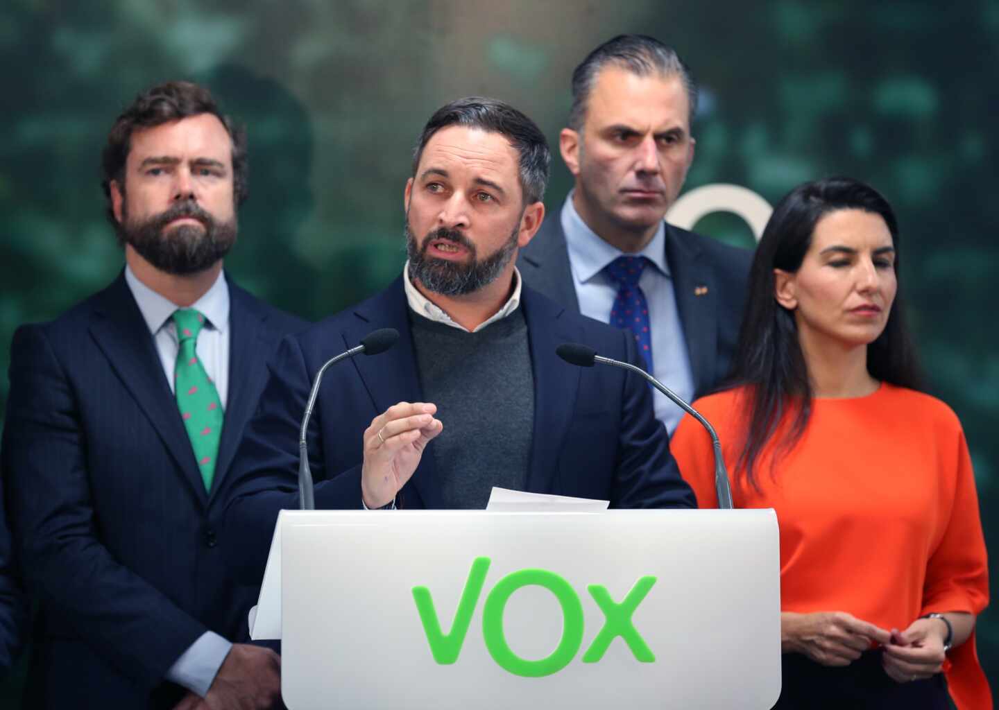 Abascal durante su comparecencia de este lunes