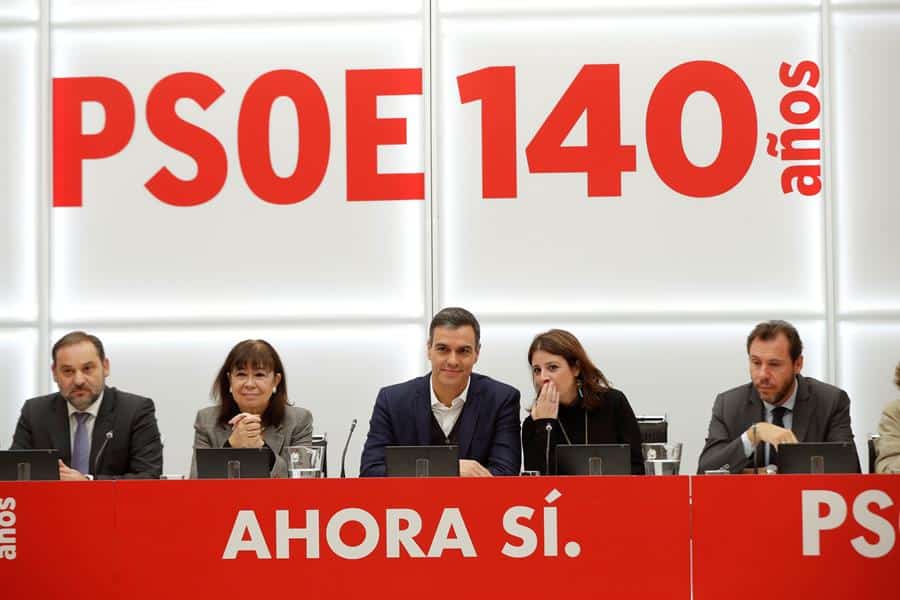 Sánchez promete a su Ejecutiva un Gobierno lo antes posible pero no aclara con quién