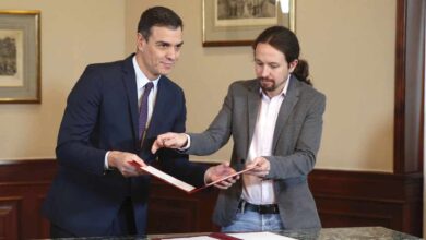 Sánchez e Iglesias presentarán esta tarde su programa de Gobierno de coalición