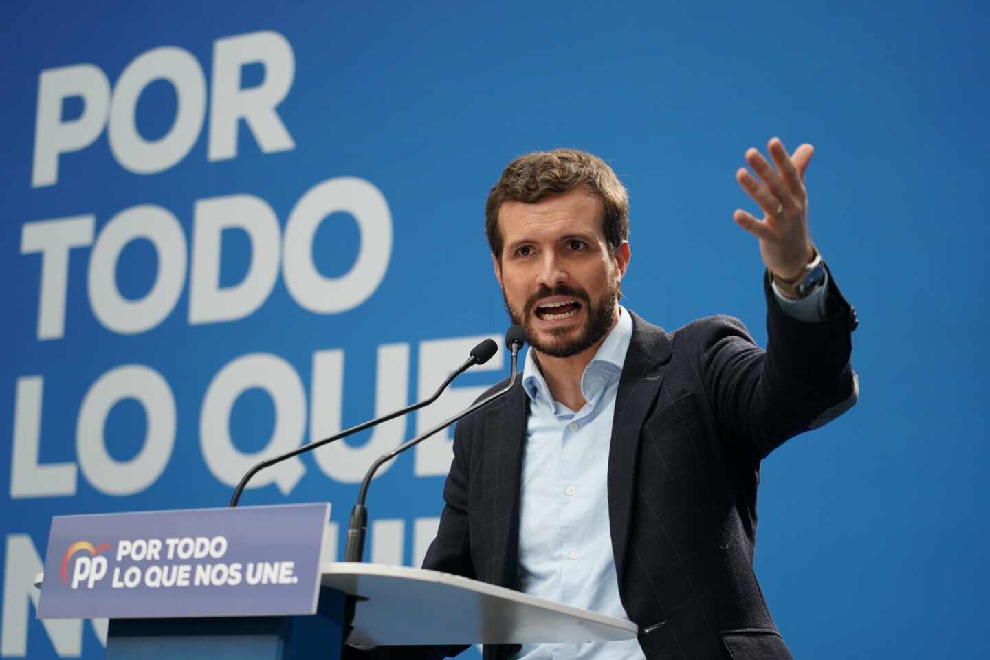 Casado señala a Sánchez por quitarse "la careta": "Volverá a gobernar con los Frankenstein"