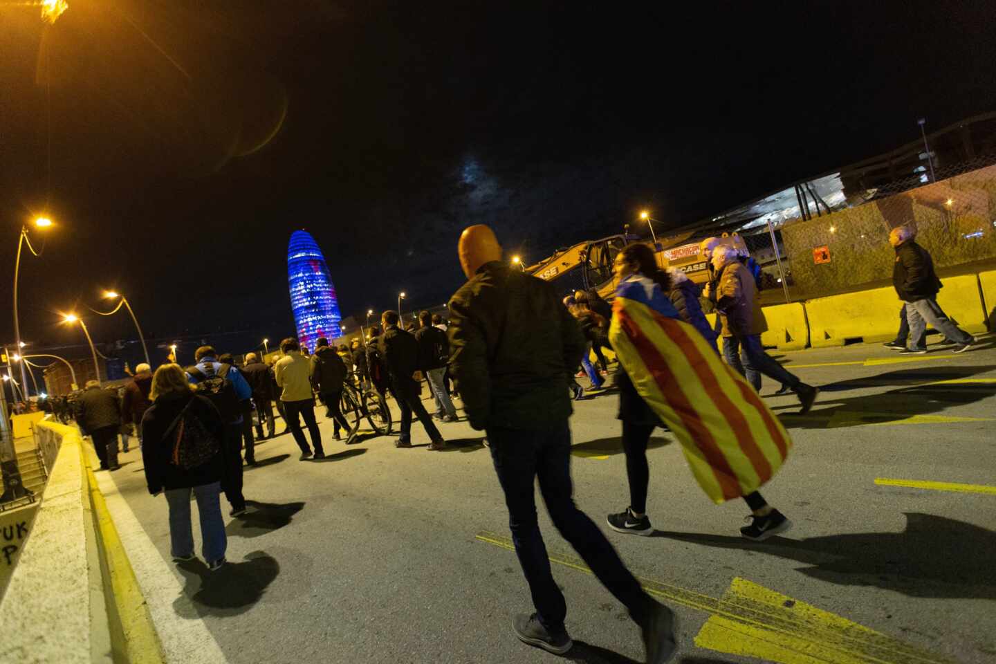Los CDR vuelven a cortar el tráfico en Barcelona en otra jornada de protestas