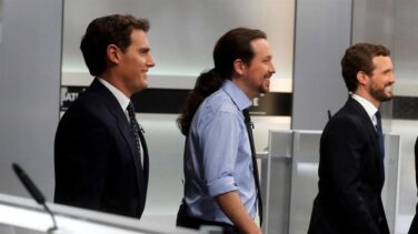Las encuestas no aciertan en señalar un ganador tras el debate electoral a cinco