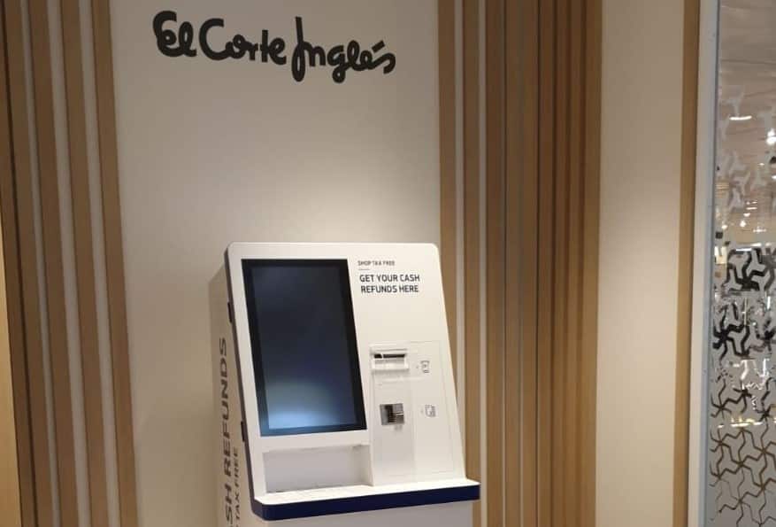 El Corte Inglés instalará los primeros cajeros automáticos para la devolución del IVA