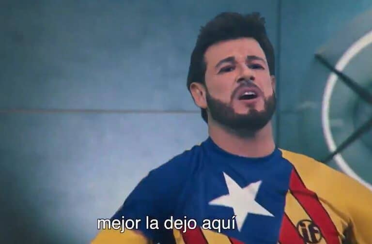 TV3 acusa a Rufián en un sketch de alejarse del independentismo y cambiar de "chaqueta"