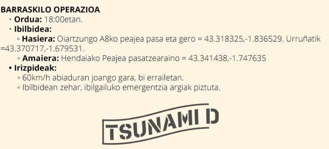 Comunicado de Tsunami Democràtic en euskera