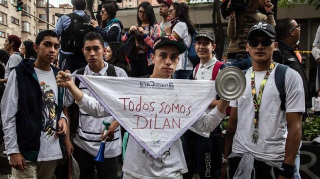 Dilan Cruz símbolo protestas Jóvenes por Dilan Cruz
