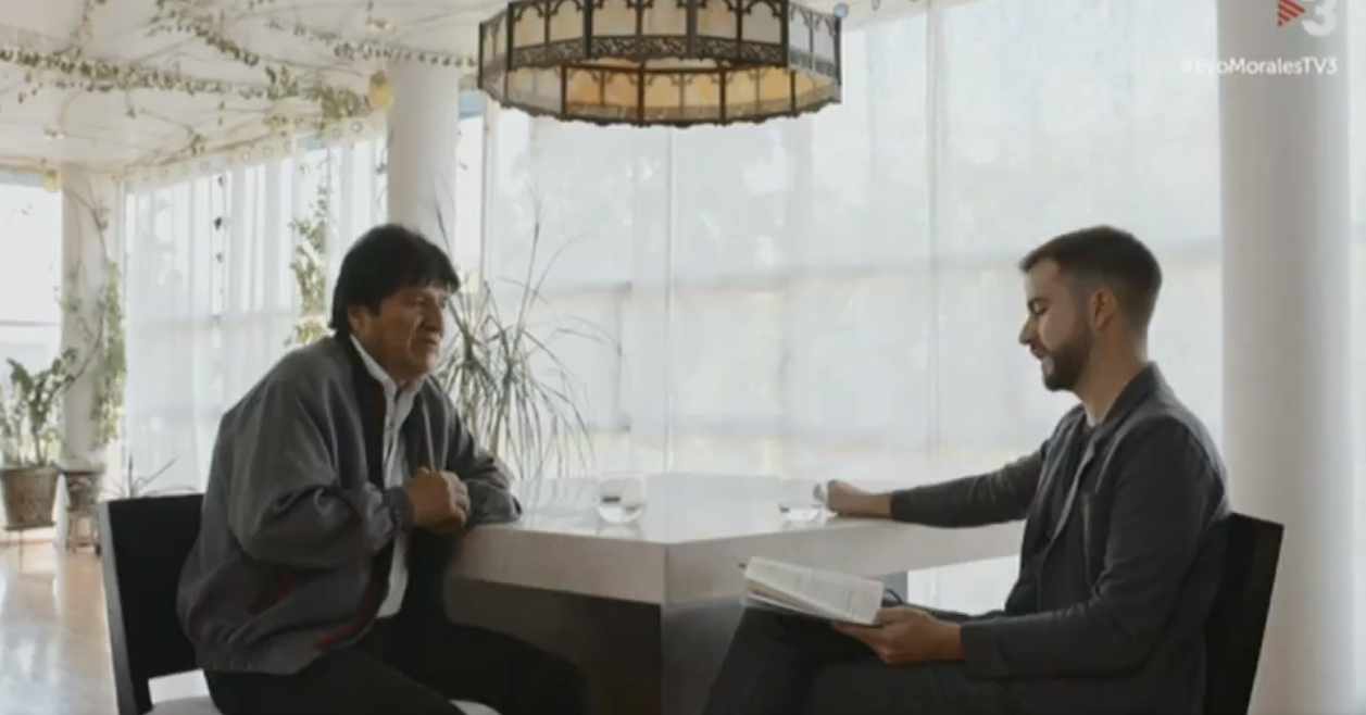 Evo Morales enfada al secesionismo en TV3: "¿Independencia? Jamás"