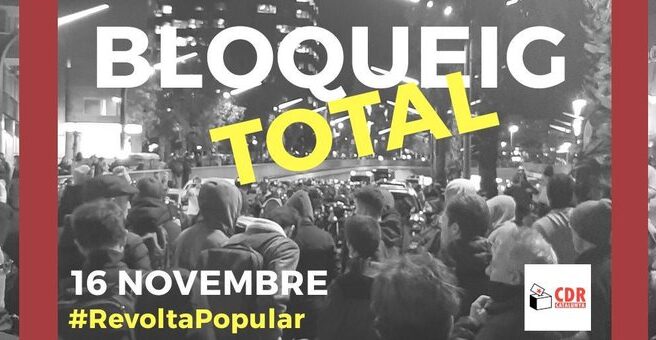 Convocatoria de bloqueo total de los CDR el 16 de noviembre.