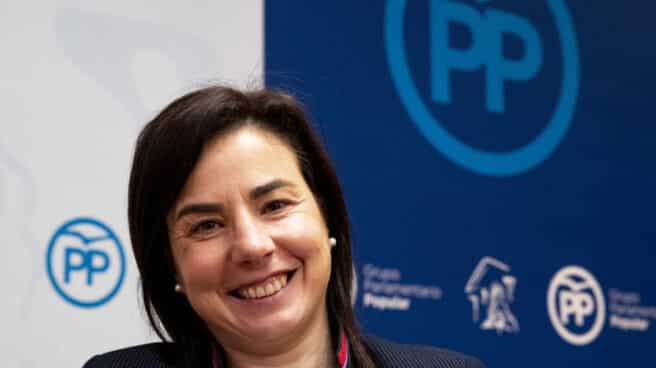 Ana Belén Vázquez durante la entrevista con El Independiente en el Congreso Ana Belén Vázquez durante la entrevista con El Independiente en el Congreso