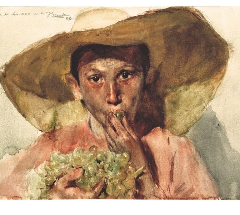 Dibujos en cartones, menús y tickets: Sorolla, artista sin descanso