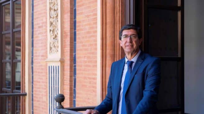 El líder de Ciudadanos (Cs) en Andalucía y vicepresidente de la Junta, Juan Marín.