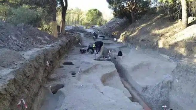 Hallan restos de un posible campamento militar romano en el campus de Somosaguas