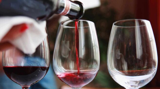 Copas de vino.