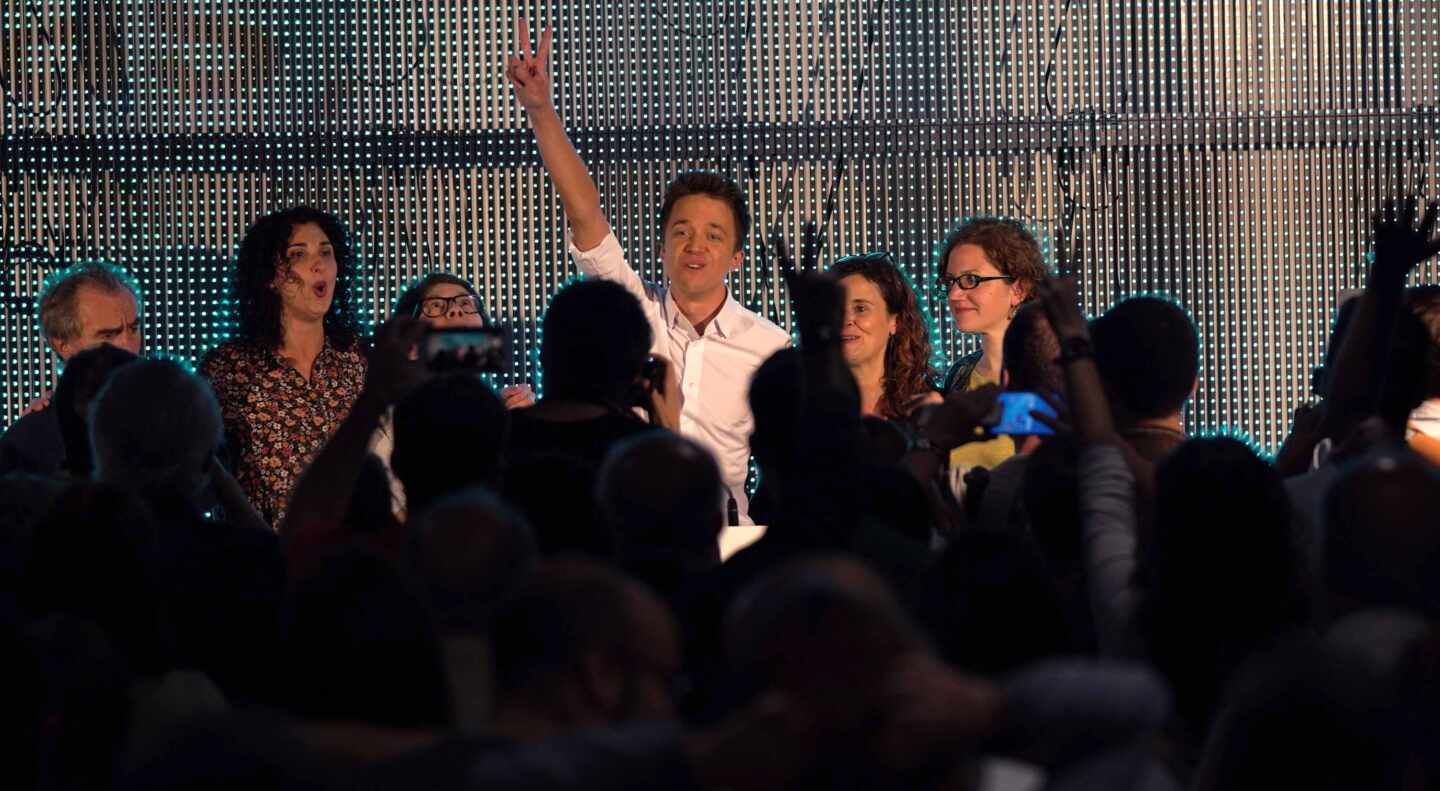 Errejón, durante la apertura de campaña en Sevilla