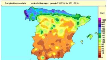 Las últimas lluvias acaban con el déficit hídrico acumulado desde octubre