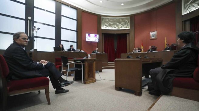 Quim Torra, en el banquillo.