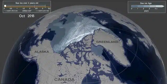 El último gran bastión de hielo marino ártico se desvanece rápidamente